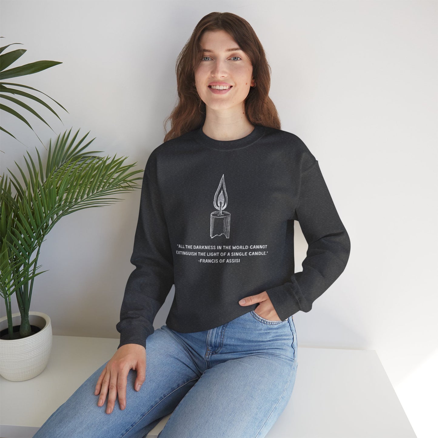 Candle Crewneck Sweatshirt