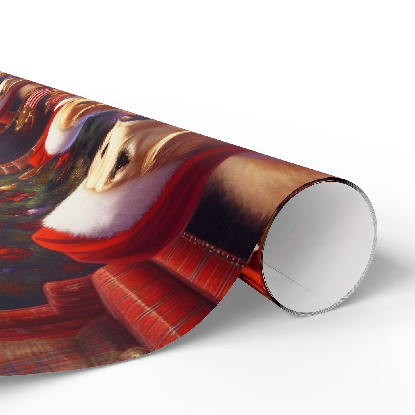 Golden Retriever Christmas Wrapping Paper
