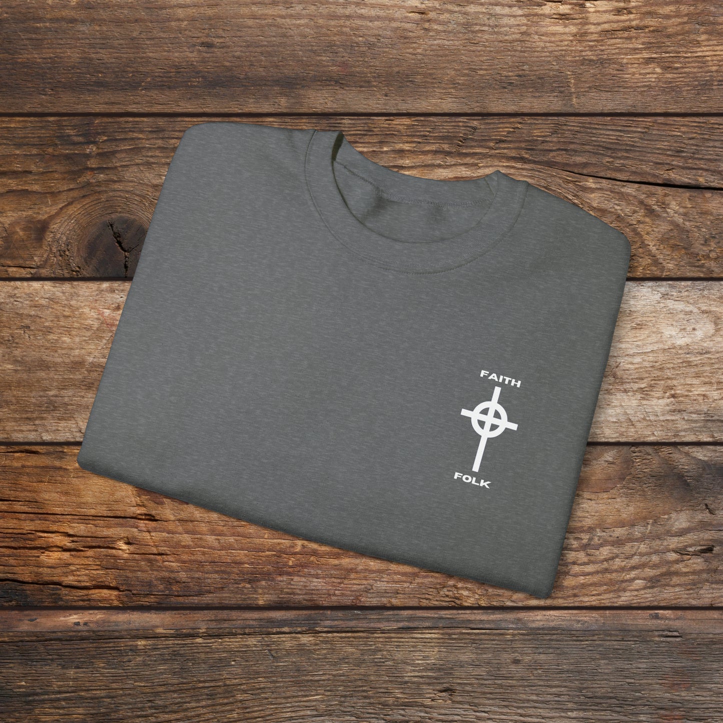 Faith and Folk Small Front Logo Sweatshirt